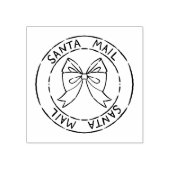Santa Mail Postzegel Kerstmis Rubberstempel (Afrduk)