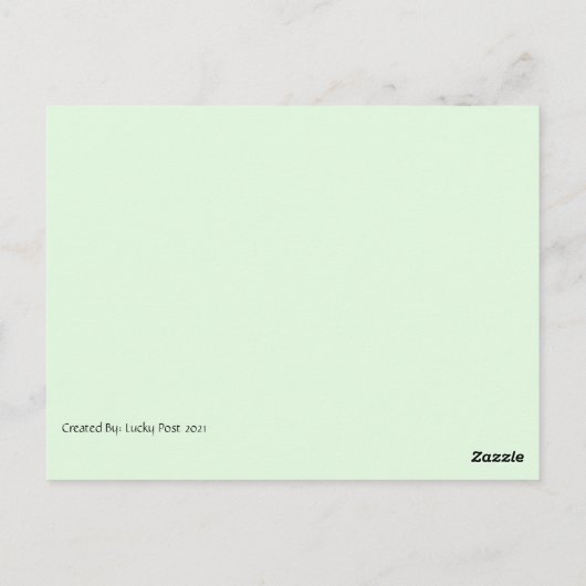 Santa Mailbox-Briefkaart Briefkaart (Achterkant)