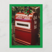 Santa Mailbox-Briefkaart Briefkaart (Voorkant)