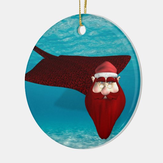 Santa Manta Keramisch Ornament (Links)