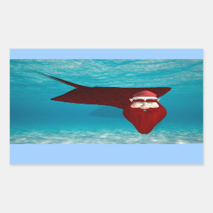 Santa Manta Rechthoekige Sticker