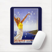 Santa Margherita Ligure met Daisies Muismat (Met muis)