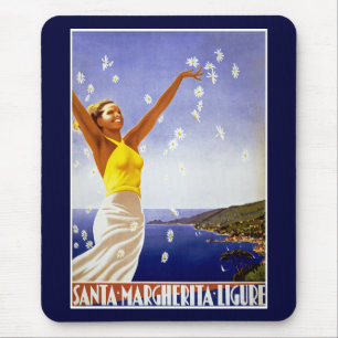 Santa Margherita Ligure met Daisies Muismat