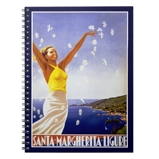 Santa Margherita Ligure met Daisies Notitieboek (Voorkant)