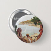 Santa Margherita Ligure Ronde Button 5,7 Cm (Voorkant /achterkant)