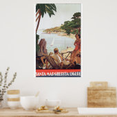 Santa Margherita Ligure Vintage Travel Poster (Keuken)