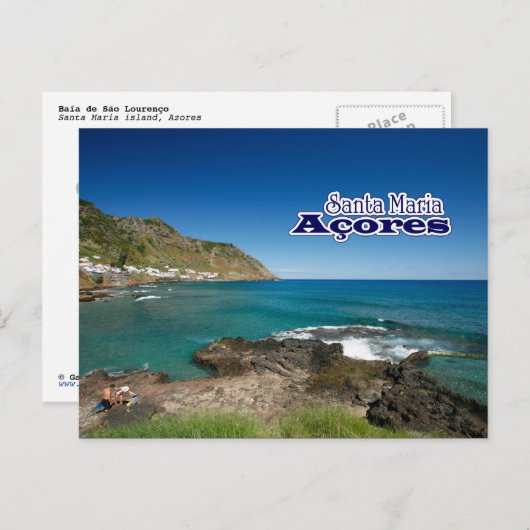 Santa Maria - Azoren Briefkaart (Voorkant / Achterkant)
