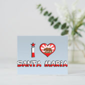 Santa Maria, CA Briefkaart (Staand voorkant)