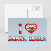 Santa Maria, CA Briefkaart (Voorkant / Achterkant)