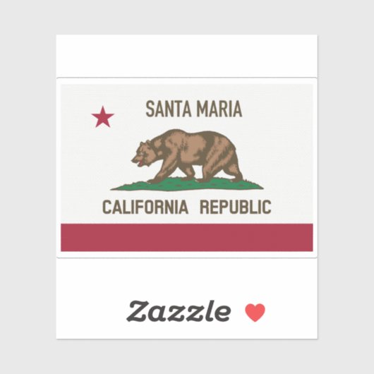 Santa Maria CA Sticker (Vel)