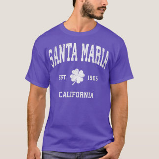 Santa Maria California Shamrock Sports T-shirt