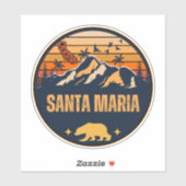 Santa Maria, Californië Sticker (Vel)