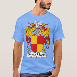 Santa Maria Coat of Arms Family Crest T-shirt