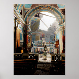 Santa Maria degli Angeli, Acerno, Italië 1943 Poster