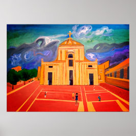 Santa Maria Degli Angeli Italië Acryl Poster