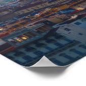 Santa Maria del Fiore op zonsondergang in Florence Poster (Hoek)