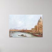 Santa Maria della Salute in Venedig Canvas Afdruk (Voorkant)
