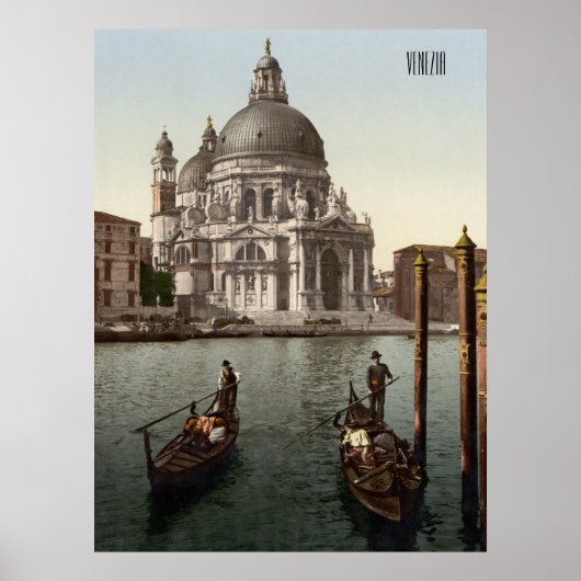 Santa Maria della Salute in Venetië (1900) Poster (Voorkant)