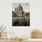 Santa Maria della Salute in Venetië (1900) Poster (Keuken)