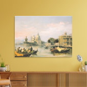 Santa Maria della Salute, Venetië, 19e eeuw Canvas Afdruk (Insitu (Woonkamer))