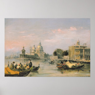 Santa Maria della Salute, Venetië, 19e eeuw Poster