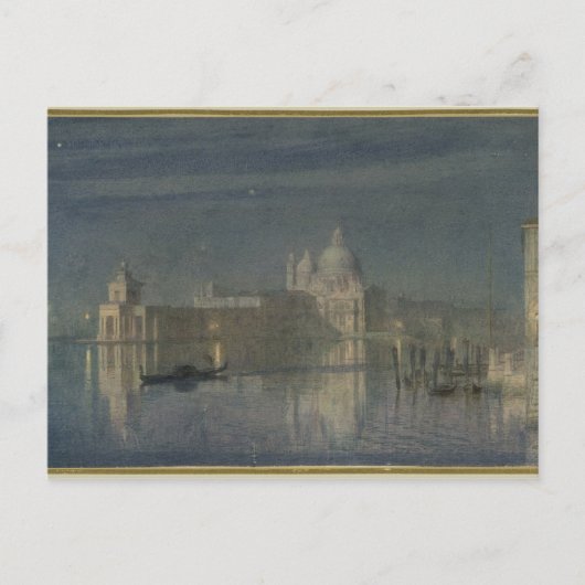 Santa Maria Della Salute, Venetië, Moonlight, 1863 Briefkaart (Voorkant)