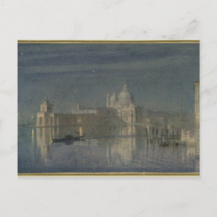Santa Maria Della Salute, Venetië, Moonlight, 1863 Briefkaart