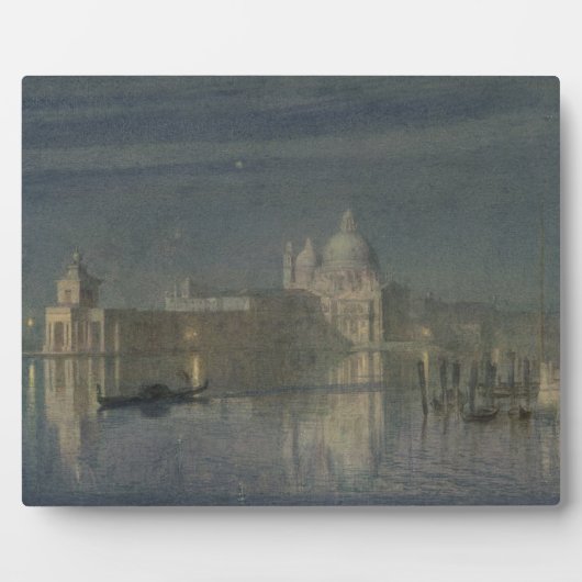 Santa Maria Della Salute, Venetië, Moonlight, 1863 Fotoplaat (Voorkant)