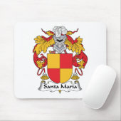 Santa Maria Family Crest Muismat (Met muis)