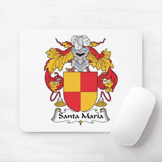 Santa Maria Family Crest Muismat (Met muis)