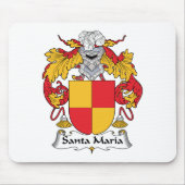 Santa Maria Family Crest Muismat (Voorkant)