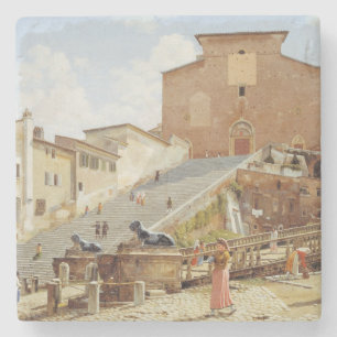 Santa Maria in Aracoeli in Rome Stenen Onderzetter