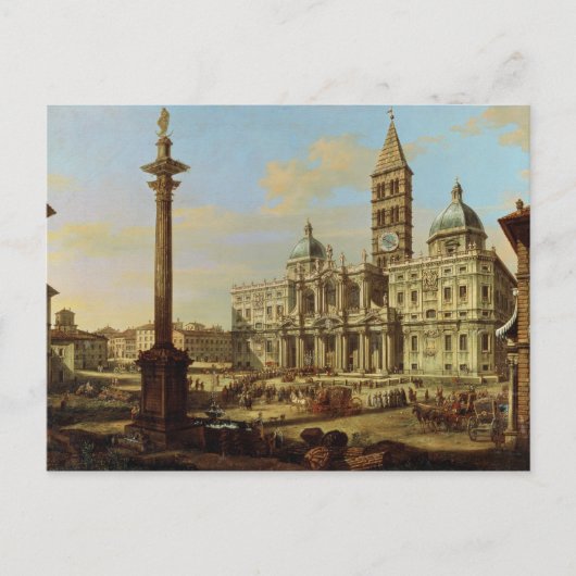 Santa Maria Maggiore, Rome, 1739 Briefkaart (Voorkant)