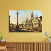 Santa Maria Maggiore, Rome, 1739 Canvas Afdruk (Insitu (Woonkamer))