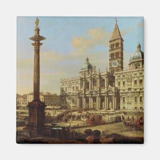Santa Maria Maggiore, Rome, 1739 Magneet (Voorkant)