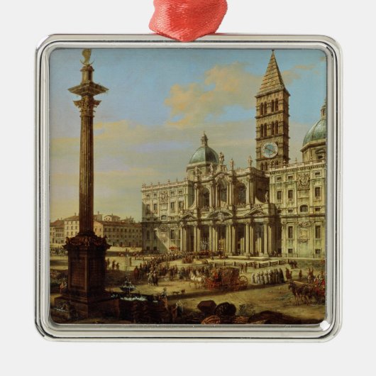 Santa Maria Maggiore, Rome, 1739 Metalen Ornament (Voorkant)