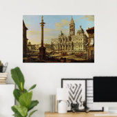 Santa Maria Maggiore, Rome, 1739 Poster (Thuiskantoor)