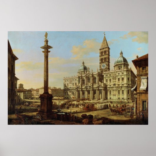 Santa Maria Maggiore, Rome, 1739 Poster (Voorkant)