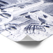 Santa Maria Plague Cathedral Venice Negatieve Kuns Poster (Hoek)