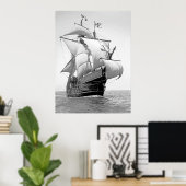 Santa Maria Poster (Thuiskantoor)