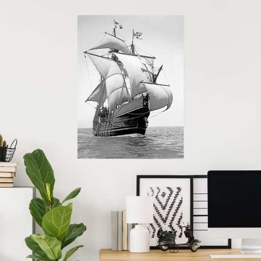 Santa Maria Poster (Thuiskantoor)