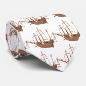 Santa Maria Sailboot Necktie Stropdas (Opgerold)