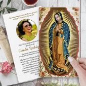 Santa Maria, Virgen de Guadalupe Gebed Kaart Visitekaartje
