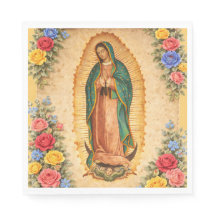 Santa Maria, Virgen de Guadalupe Moeder Maria Roze