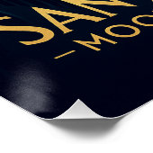 SANTA MARTA — MOONLIGHT OVER THE CARIBBEAN PERFECT POSTER (Hoek)