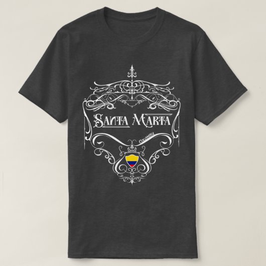 Santa Marta ontwerp 1 T-shirt (Design voorkant)
