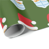 Santa Maskmas Verpakkingspapier Cadeaupapier (Rol Hoek)