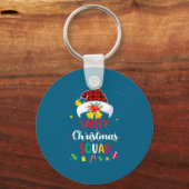 Santa Match Hat Safety Squad Security Meme Sleutelhanger (Voorkant)