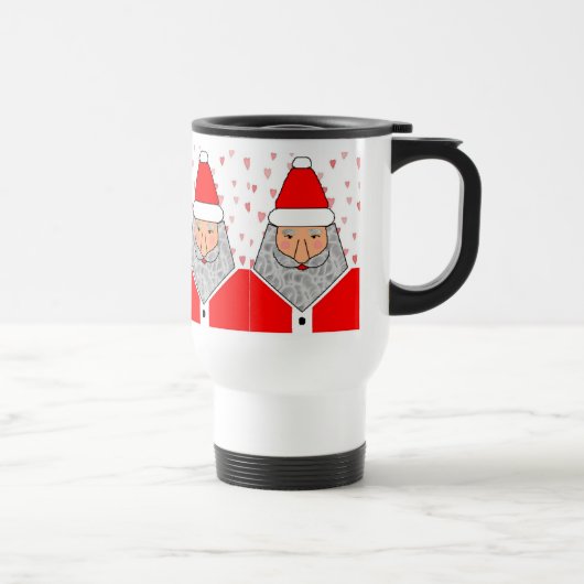 Santa Means Love Travel Mug Reisbeker (Rechts)