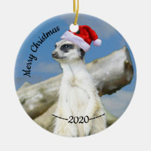 Santa Meerkat Merry Kerstmis